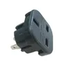 Adattatori 100pcs britannico UK a US AU Giappone Adattatore da viaggio American China Electric Adapter Adapter Caricatore Potenza Outlet AC Converter AC Converter