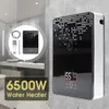 Heizungen 6500W Elektrischer heißer Warmwasserbereiter 220 V Tankless Instant Kessel Badezimmer Badezimmers Set Thermostat Safe intelligente Automatika