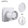 Appliances 230V 4 "100 mm Timer Humidistat Smart Shower Toilet Toilet Badkamer Extractor Afzuigventilator Ventilator met vochtigheidssensor