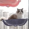 쿠션 애완 동물 고양이가있는 매트 고양이 창문 해먹 강한 흡입 컵과 함께 자고있는 침대 애완 동물 고양이 맑은 창문 좌석 둥지