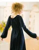 Women's Sleepwear Women's Lolita Dress Deep Blue Ruffle Princess Sleepshirts Vintage Cotton Nightgowns.Victorian Nightdress Lounge