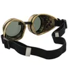 Partybevorzugung Steampunk-Brille Partybevorzugung Gothic Vintage Sonnenbrille Cosplay Schweißen Punk Gothic Brille Q53