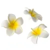 Dekorative Blumen, 10 Stück, Tischdekoration, Plumeria, hawaiianischer Schaumstoff, Frangipani-Blume für Hochzeit, Party, Dekoration, Romantik, Durchmesser 4 cm, 1,57 Zoll