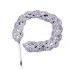 Bling cristal pince à cheveux postiche épingle à cheveux exagéré bande de queue de cheval mode femmes personnalisé tressé strass bandeau barrette coiffure coiffure