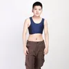 Moldeadores de mujer Tomboy Chest Binder Les Lesbian FTM corsé moldeador transpirable Trans Tank Top chaleco hebilla corta sujetador de pecho de talla grande