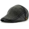 Duckbill Hat Winter Warm Newsboy Flat Scally Baseball Cap Ivy Cabbie Driver Drving Hunting Golf Men Women Gatsby Snap Vintage Bere217t