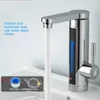 Heaters Electric kitchen instant heating faucet heater hot cold dualuse Tankless water quickly heating tap with LED display