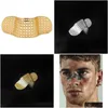 Näsringar Studs Alan European American Fashion Bandaid Clip Decoration Woman Girl Men Party Tourism Niglub smycken Tillbehör 22 DHQ8O