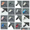 Nyckelringar Designer Solid Color Chain Shoe Pendant Street Style Sneaker Keychain Creative Car Keyring Drop Leverans smycken DHVL3