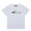 Herrenhemden Plam Designer Broken Shark Schwarz Weiß T-Shirt Kurze Seelve Sommer Grafik T-Shirts Baumwolle Casual Luxus Hip Hop Streetwear 2024