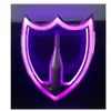 Green Light Dom Pérignon Champagne Bottle Présentant Shield Glorificer Affichage de l'enseigne Neon VIP Service pour Night Club Mariage Party Bar Custom Recharteable