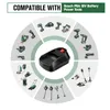 GereedSchap Nieuwe adapterconverter BOSB18C Gebruik voor 18V Liion Battery BAT618 op Home Lithium Elektrisch vermogen Tool Vervang alle 18V