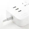 Adaptadores 100% Original Xiaomi Mi Power Socket Strip com 3 USB 5V 2.1A Extensão de carregamento rápido 6 soquetes com porta de segurança