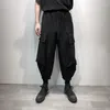 Мужские брюки летний груз свободный и тонкие леггинсы yamamoto bloomers capris сплошной цвет большой размер повседневной брюки.