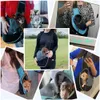 캐리어 애완 동물 휴대용 가방 슬링 캐리어 가방 휴대용 편안한 통기성 손 무료 어깨 크로스 바디 가방 작은 애완 동물 고양이 개