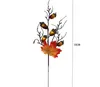 Fleurs décoratives branches de citrouille artificielles faux brindille tige fleur pics floraux pour Halloween Thanksgiving Festival décor