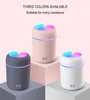 Luftfuktare Portable Mini USB Air Humidifer 300 ml Ultrasonic Cool Mist Arom Diffuser Fuktare med färgglad LED -ljus för Car Office