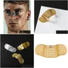 Naso Anelli Studs Alan European American Fashion Bandaid Clip Decorazione Donna Ragazza Uomo Party Turismo Niglub Accessori per gioielli 22 Dhq8O