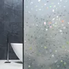 Naklejki okienne Nuefefe 3D Wzór matowy szklany naklejka na izolację cieplną Anti-Peep Shading Film łazienka filmik przeciwsłoneczny nieprzezroczysty