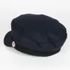 Caps de bola moda unissex ao ar livre sboy preto cor sólida cor de beisebol vintage chapéus para mulheres e homens
