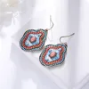 Boucles d'oreilles pendantes bohème boucle d'oreille Vintage bijoux goutte pour les femmes avec des perles en alliage pendantes Brincos 2023