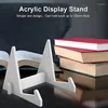 Sieraden zakjes acryl display stand boekhouder leerboek staat recordplank voor het weergeven van po frame brochure zwart