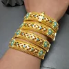 Bangle Dubai Bangles Tow Color For Women Jewelry 18K Gold Fashion Luxurious Heavy Bracelet