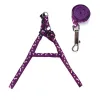 Dog Harness Leashes Nylon Printed Adjustable Pet Collar Puppy Cat Animals Accessories Necklace Rope FY2893 bb0513