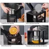 المعالجات اليدوية Citrus Juicer Press Orange Squeezer Stainless Steel Lemon Squeezer