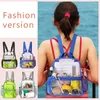 Schultaschen 2023 Hohe Temperaturbeständigkeit Klarer Rucksack Mini Transparent PVC Weibliche Wasserdichte Sommermode Handtaschen für Festival