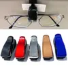 New Sun Visor Glasses Clip Multifunctional Sunglasses Business Cards Tickets Holder Eyeglasses Mount Box Car Interior Accessories