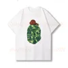 Mens Designer T-shirt Camouflage Pattern T Shirt APE Head Pattern Fashion Couples Short Sleeves Shark Print Cotton Tees Asian Size M-3XL