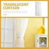Gardinlätt filtrering draperier dekorativt fönster vardagsrum skjutdörrbubbla sovrum grommet