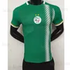 23/24/25 Algeria X Palestine Soccer Jerseys Fans PlayerバージョンDelort OUNAS BENTALEB MAHREZ BELAILI SLIMANI ALGERIEチームメンズキッズキットフットボールシャツ