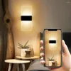 Wall Lamp USB Rechargeable Touch Dimming Motion Sensor Home Indoor Lamps Bedroom Bedside Lighting Modern Nordic Night Light