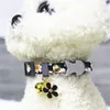 2023 Hundehalsbänder, Leinen, Haustierhalsband, neues Produkt, kleines Gänseblümchen-Katzenhalsband, niedliches Glocken-Hundehalsband