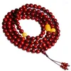 Strand Handmade Pterocarpus Santalinus Bracelets 108 Logs Old Materials Natural Cultural Artifact Prayer Beads Bracelet