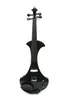 Yinfente Black Electric Violin 44 Sweet Sound Free Case Bow Ebony fittings