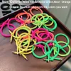 Hair Rubber Bands 30PCS 5mm Twilled Cords Knotted Elastic Golden Caps Ties for Girls Elasticity tail Holders Scrunchies 230512