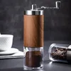 マニュアルコーヒーグラインダー高品質のマニュアルコーヒーグラインダーキッチンガジェット調整可能なコーヒーメーカーコーヒー豆グラインダーステンレススチールコーヒーマシン230512