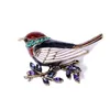 Temperament Magpie Bird broche mannen vrouwen diamanten set jas suit trui dierenbroches pins sieraden accessoires