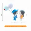 Nuovo 2023 Decorazione per auto Simpatiche coppie di cartoni animati Action Figure Figurine Ornamento di palloncini Accessori per cruscotto interno auto per ragazze