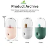 Appliances Kinscoter Car Humidifier Cute Cartoon Doll Portable Rechargeable Air Mister Fragrance Diffuser Gift