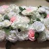 Dekorativa blommor 8st/Lot Artificial Silk Hydrangea Rose Flower Wall Wedding Backdrop Decoration Stage Mixcolor Tongfeng