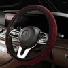 Steering Wheel Covers Car Rhinestones Cover With Crystal Diamond Sparkling Suv Protector Auto Accessoeies