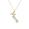 Pendant Necklaces Mother's Day Gift Mama Letter Name Necklace 2023 Trend Light Luxury Jewelry For Mother Fashion Elegant Charm Choker