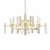 Chandeliers Living Room Luxury Foyer Gold Led E14 Chandelier Lustre Crystal Pendant Lighting Luminaria Indoor Fixtures