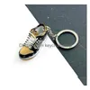Key Rings Brand Skateboard Shoes Chain Gift Basketball Sneaker Model Keychain 3D Backpack Pendant Jewelry Drop Delivery Dhtyh