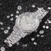 Mens Watch Full Diamond High Quality Iced Out Watch New Fashion Hip Hop Punk Gold Silver Watch2337