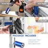 Contactdozen WOZOBUY Universal Socket Wrench Tool Kit 719mm Socket Wrench Tool Set with 3/8 Ratchet Wrench Power Drill Adapter Gift DIY